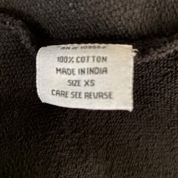 Tulip Black Women's Size XS Black 4 Button Down Quiet Luxury Parisian Minimalist - Picture 6 of 8